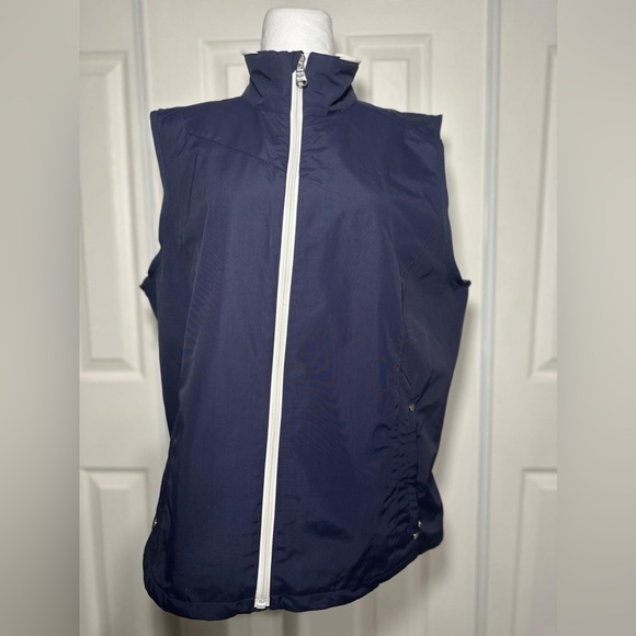 Ralph Lauren Jackets & Blazers - Lauren Ralph Lauren Vest Blue Nylon Performance Sport
Mesh Lined Size XL